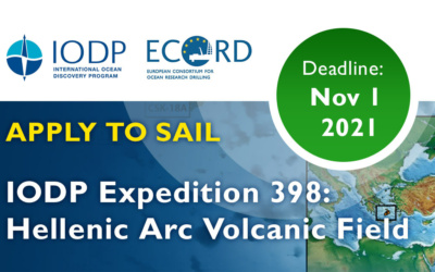 CALL FOR APPLICATIONS IODP Expedition 398: Hellenic Arc Volcanic Field