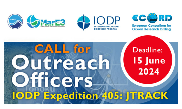 Call for Outreach Officers – IODP Expedition 405: JTRACK